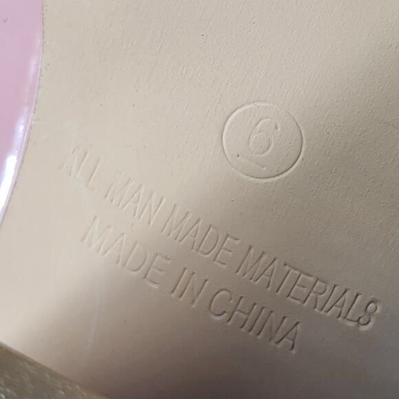 Lulus Qwynn dusty rose sandals patent high heel pink size 6 - Picture 6 of 8